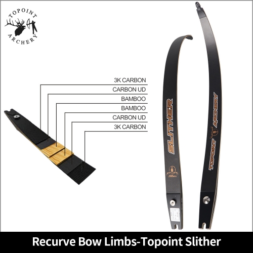 Top Point Riser Limb Recurve Bow Limbs-Topoint Slither,Recurve Bow Limbs